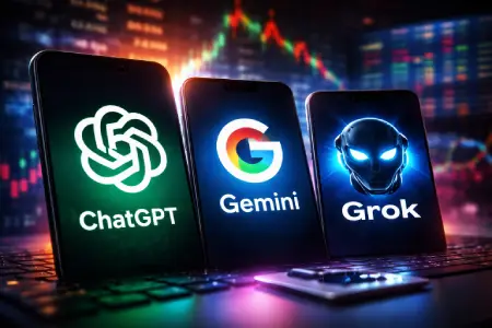 هيمنة شات جي بي تي تتراجع وجيميني يقترب من الصدارة