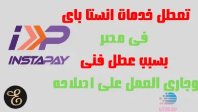 تعطل خدمات انستا باى فى مصر بسبب عطل فنى وجارى العمل على اصلاحه